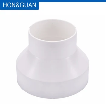 

Hon&Guan Straight Duct Reducer and Increaser Adaptor Connector Inline Heating Cooling Vent Ventilation for Duct Fan Connector