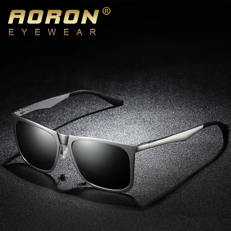 

AORON New Pattern Sun Glasses Colorful Aluminum Magnesium Polarized Light Mirror Go Fishing Drive A Car Drive Sunglasses UV400