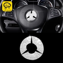 Carманго для Mercedes Benz GLE W166 Coupe C292- автомобильный руль логотип стразы накладка рамка наклейка аксессуары