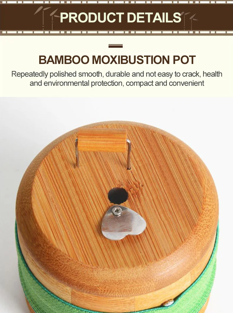 Прижигание бамбуковая коробка инструмент+ мокса палочка для прижигания устройство фумигации бездымный портативный умный массаж тела полный