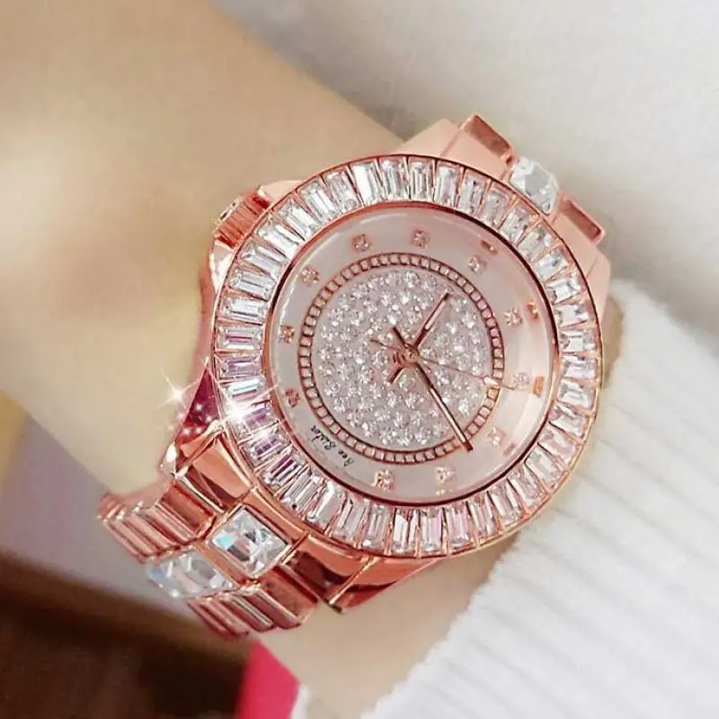 

Watches For Weomen Ladies Quartz Watches Luxury Female Quartz Watch 2020 Hot Selling Full Of Diamonds Dresses For Women Clocks