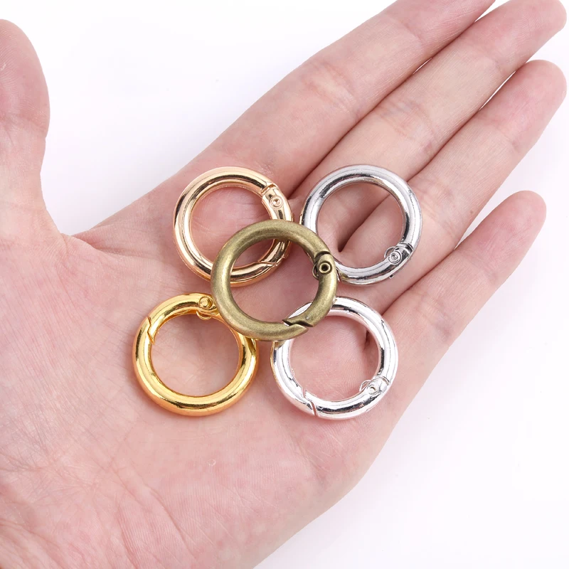 Metal Spring Gate O Ring for DIY Jewelry Making Keychain Bag Clips 4 Ha7dffdc9998b4114b75c10c13ea05c452