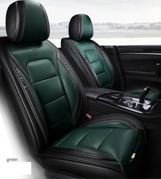 

Autocovers Car Seat Covers For Sudan SUV Durable Leather Universal Five Seats Set Cushion Mats For 5 seat Seater car Fashion 05