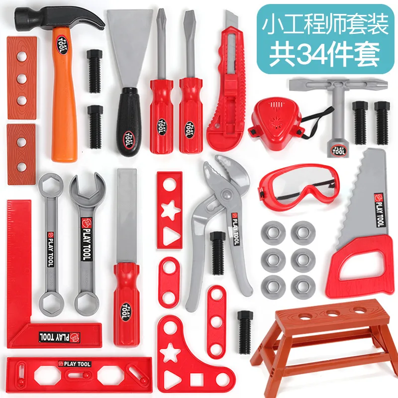 KY 1068 013 0 5 kg Дом игрушки мальчик моделирование ремонт ремонтник есть костюм Alpinia Oxyphylla Diy демонтажные игрушки портативный инструмент платформы - Цвет: KY 1068 013 0 5 kg