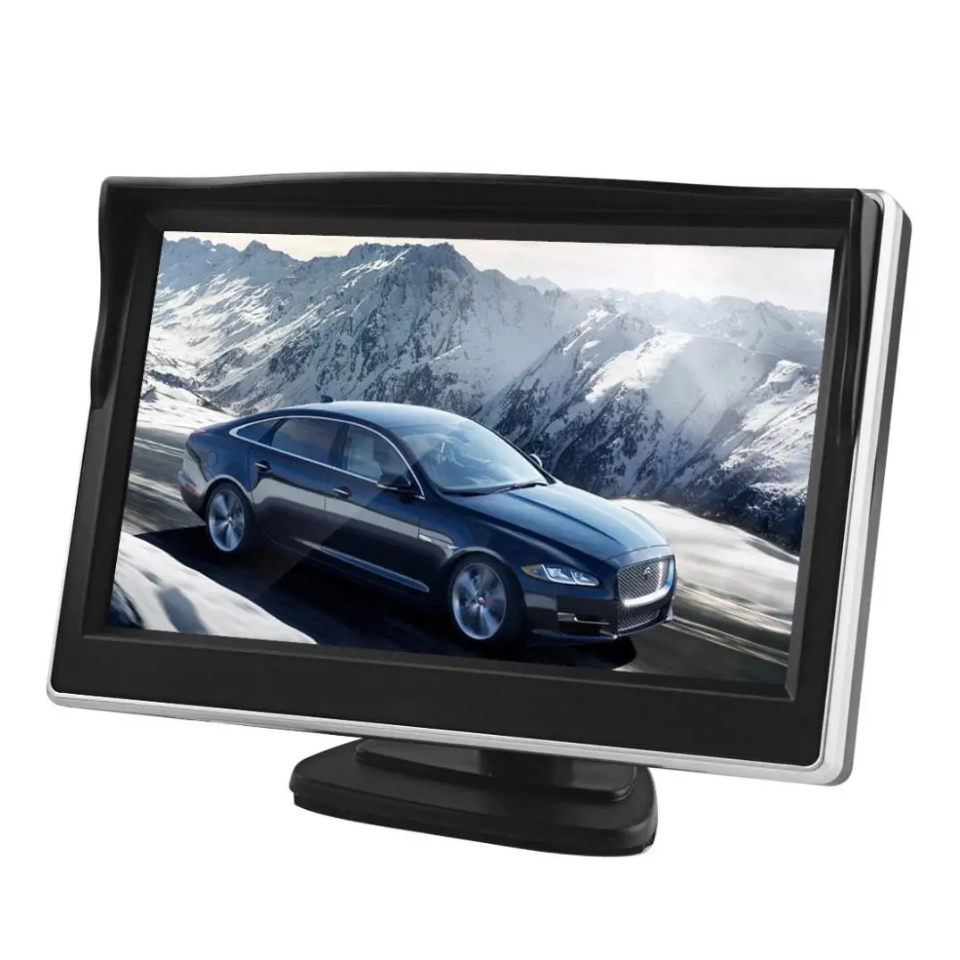 5 дюймов TFT-LCD Экран 480x272 HD цифровой Цвет автомобильный монитор заднего вида+ E306 18 мм Цвет автомобиля Камера