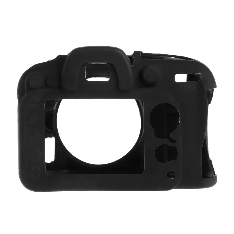 Черный мягкий силиконовый резиновый защитный чехол для камеры для Nikon D7200 D7100