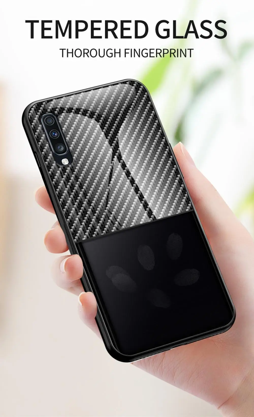 Углеродное волокно закаленное Стекло чехол для samsung M30S A10S A20S A30S A50S градиент Стекло чехол для Galaxy A10 A20 A30 A40 A50 A60 A70