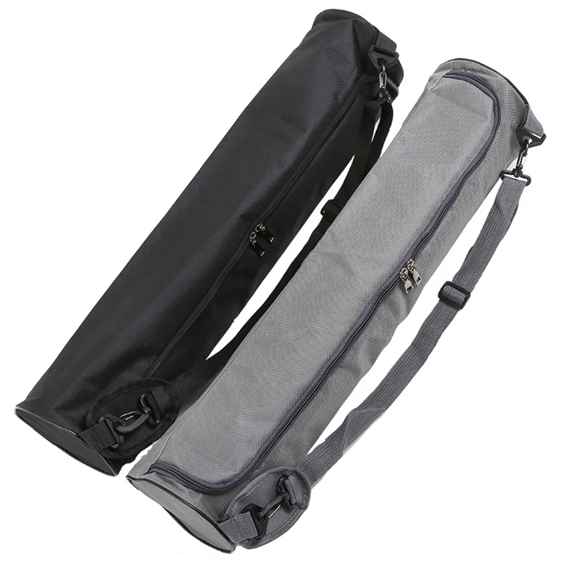 

Canvas Waterproof Yoga Pad Bag Solid Color Yoga Mat Storage Bag Backpack Lightweight and Portable EDF88