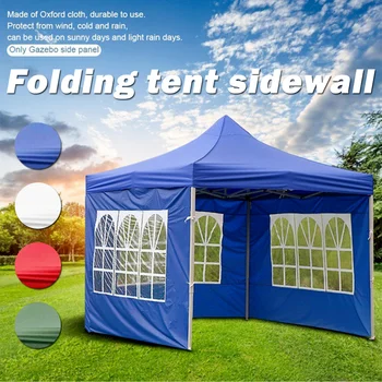 Portable Oxford Cloth Rainproof Garden Shade Party Waterproof Canopy Top Replacement Covers Shelter Windbar Gazebo