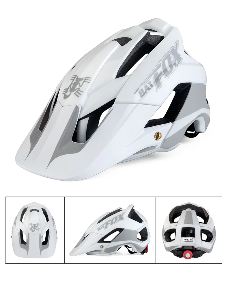 BATFOX 2019 Bicycle Helmet Men Women Road Mountain MTB Helmet Ultralight Integrally-molded Cycling Helmet Casco Ciclismo