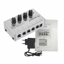 HA400 Ultra Compact 4CH Channel Amp Microamp Amplifier Headphone Audio Stereo