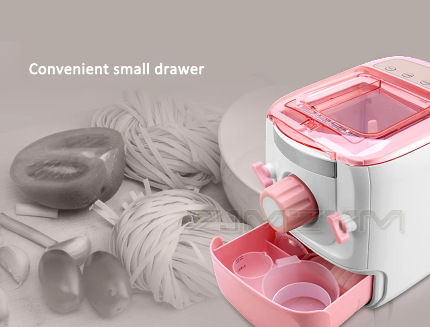 Description Picture 6 of itemElectric Automatic Noodle Press Machine With 7 Molds Noodles Dumpling Maker Pasta Spaghetti Making Cutter Dough Blender 220V