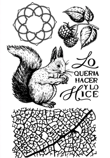 Белка прозрачный штамп для скрапбукинга Прозрачная силиконовая резина DIY