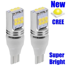2 шт. Новинка T15 921 W16W WY16W супер яркий 1800Lm светодиодный автомобильный хвостовые лампы дополнительные тормозные огни авто резервная обратная лампа поворотники