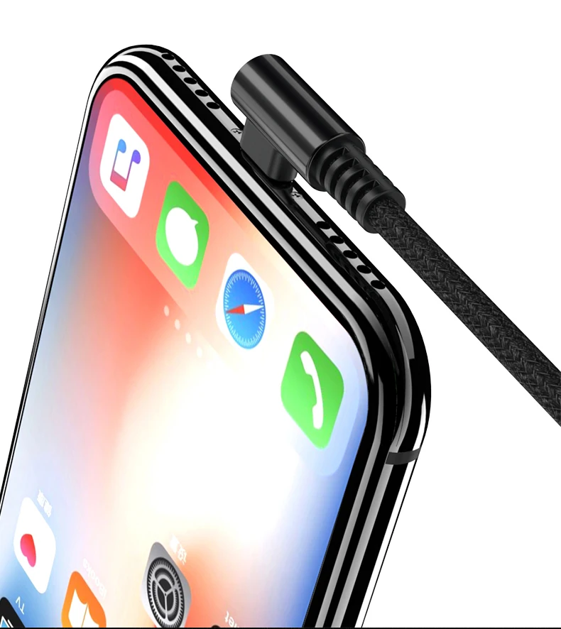 OneVan кабель micro usb Быстрая зарядка кабель usb type c микро кабель 90 градусов локоть нейлоновая линия передачи данных для провод для зарядки iphone huawei Xiaomi samsung телефон шнур для зарядки телефона зарядки