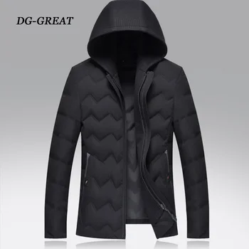 

Sport Hooded Down Jacket Autumn Winter Men's Short Lightweight Stand Collar Outdoor Wind Protection Warm Jacket Men Down Coats