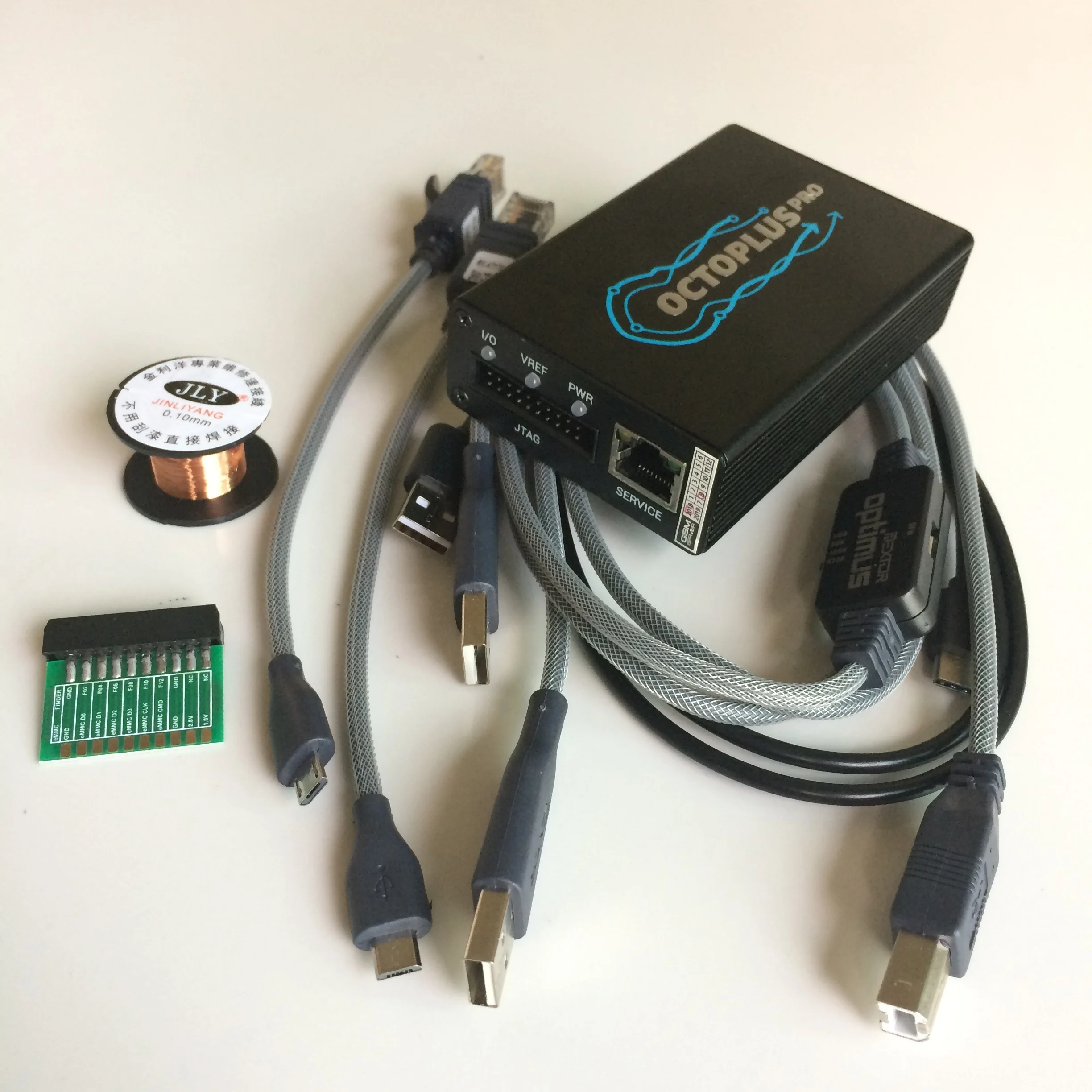 Octoplus Pro Box+ 7 в 1 кабель/адаптер набор(активированный для samsung+ для LG+ EMMC/JTAG+ FRP инструмент+ для huawei инструмент+ Se