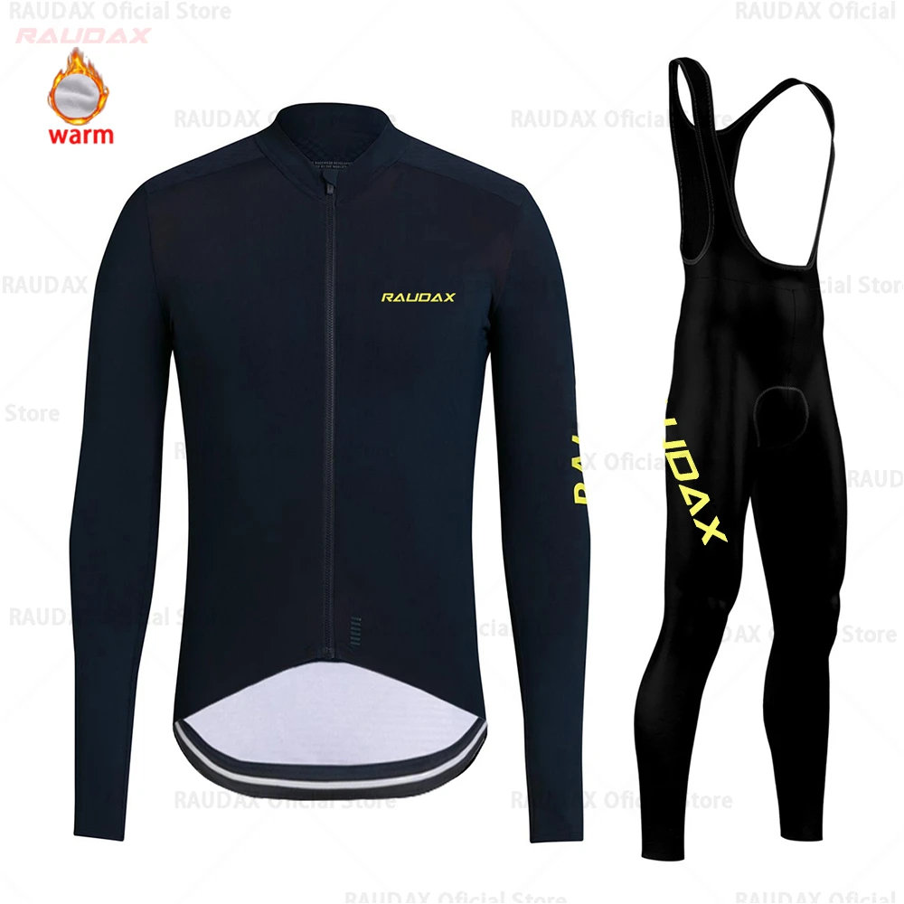 bib cycling set Специализированная профессиональная команда Велосипедная Джерси Зимняя Теплая Флисовая велосипедная Одежда Набор велосипедных штанов MTB Ropa Ciclismo Maillot одежда - Цвет: bib cycling set