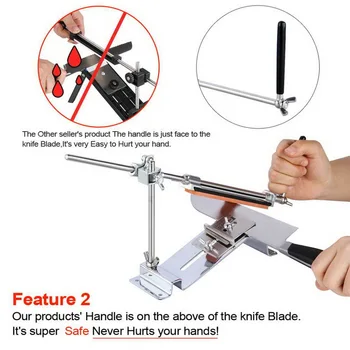 

Diamond Sharpener Stone Knife Sharpener 3000# Grit Knife Sharpening Kitchen Frinding Blade Stone Tool Set Bar Sharpening Stone