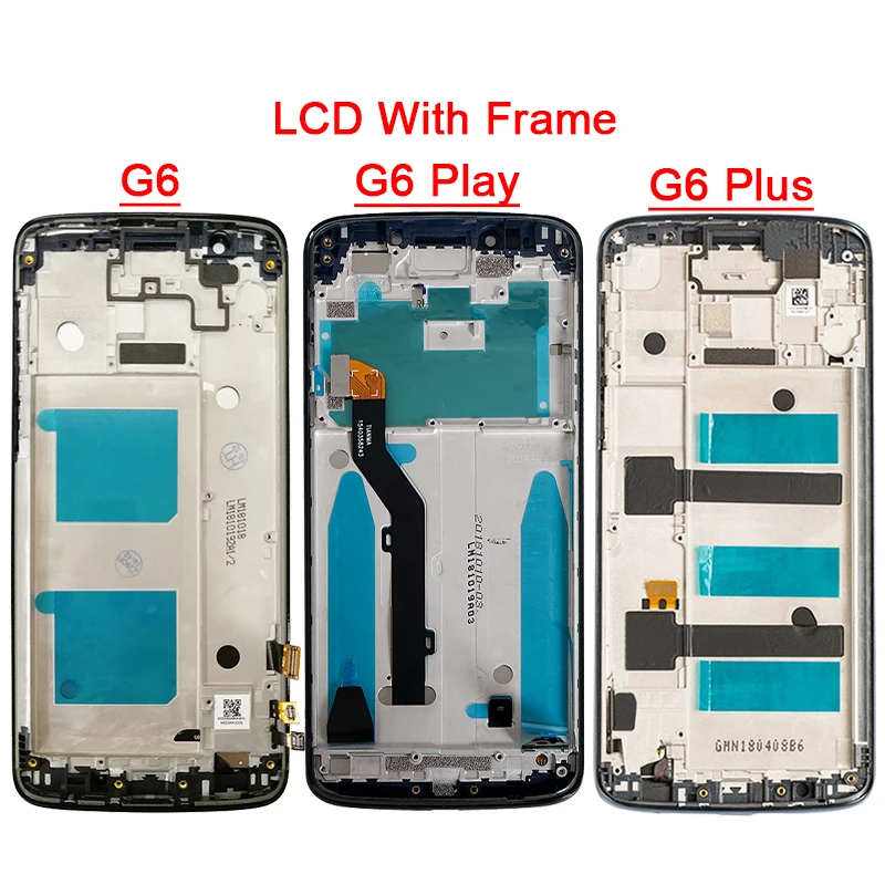 Оригинальный ЖК дисплей G6 для Motorola Play с рамкой 5 9 дюйма Moto Plus сенсорным экраном