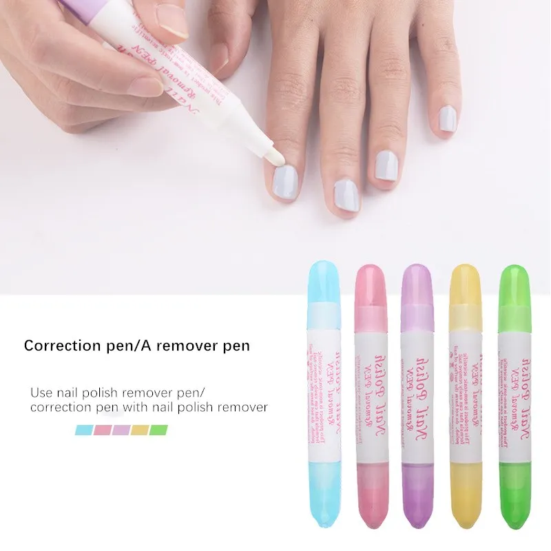 1PCNailArtCorrectorPenRemovePaintingMistakeswith3TipsNail