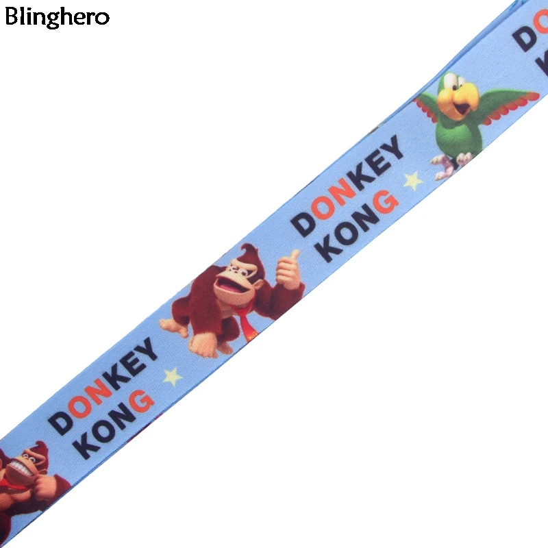 Blinghero обезьянка Lanyards Мультфильм Крутой шнурок для ключей стильный телефон КЛЮЧИ ID карточка ручная работа шейный ремень Висячие веревки шнурки BH0154