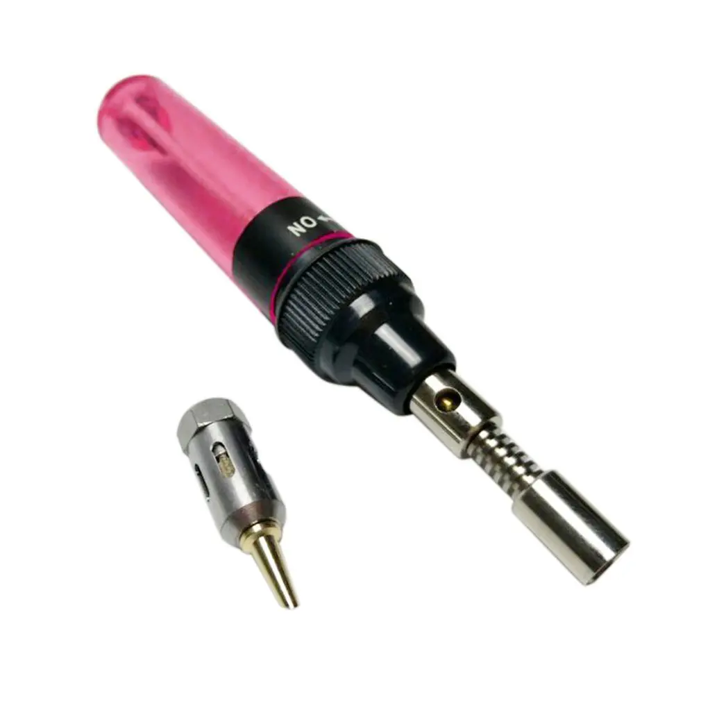 

Soldering Solder Iron 1300 Degree Gas Blow Torch Cordless Butane Tip Tool Welding Pen Burner 8ml Welding Soldering Kit