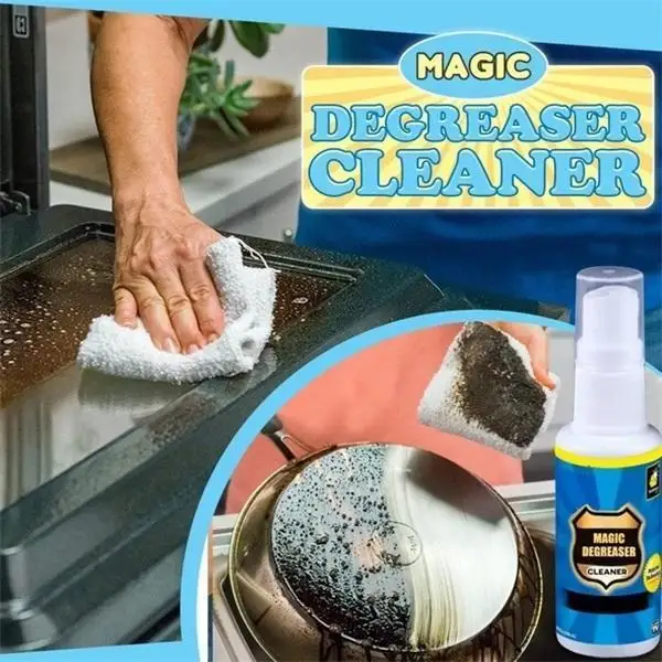 100ML Magic Degreaser Cleaner Spray Kitchen Pot Pan Rust Remover Stove