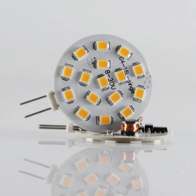 Ledlamp G4 Светодиодная лампа круглая 12 в 24 супер 2 Вт замена галогенная точечное
