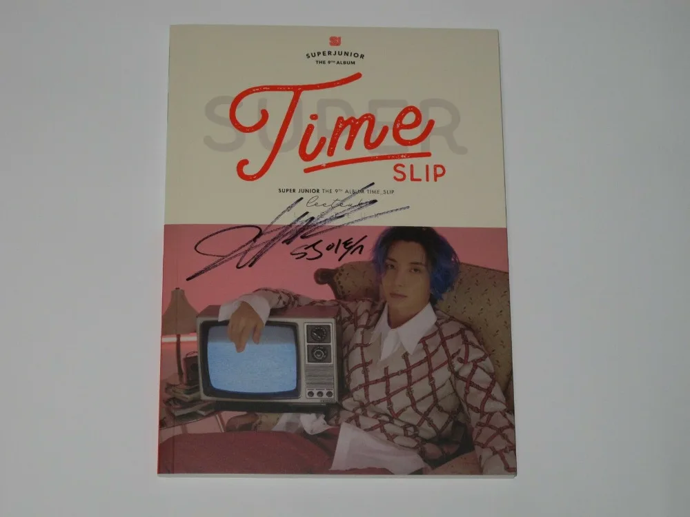 Супер Junior SJ с автографом 9th альбом Time Slip(10 обложек) K-POP 102019