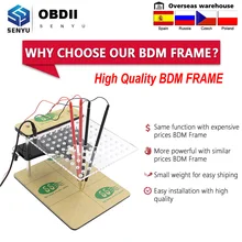 Led bdm quadro bdm mesa fgtech v54 bdm100 bdm 22 pces adaptador sonda ecu programador fgtech v54 ecu chip tuning flasher tester