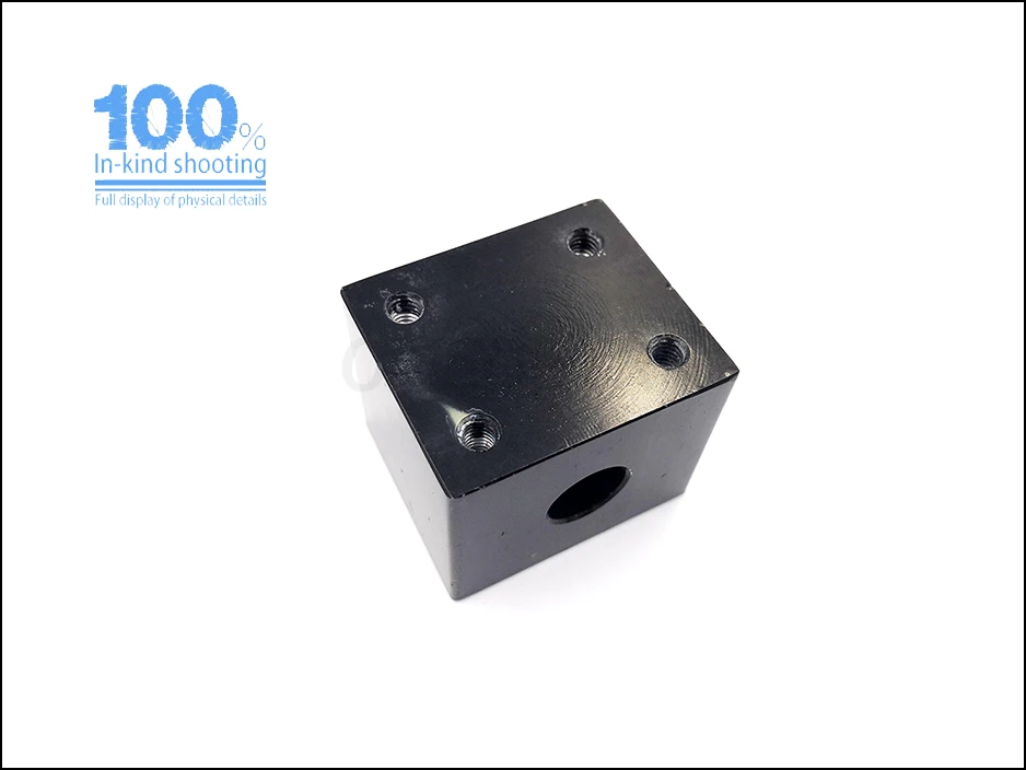 T8 Lead Screw Nut Housing Bracket For 3D Printer Parts Trapezoidal Lead Screw Conversion Nut Seat Aluminum Block free shipping 17