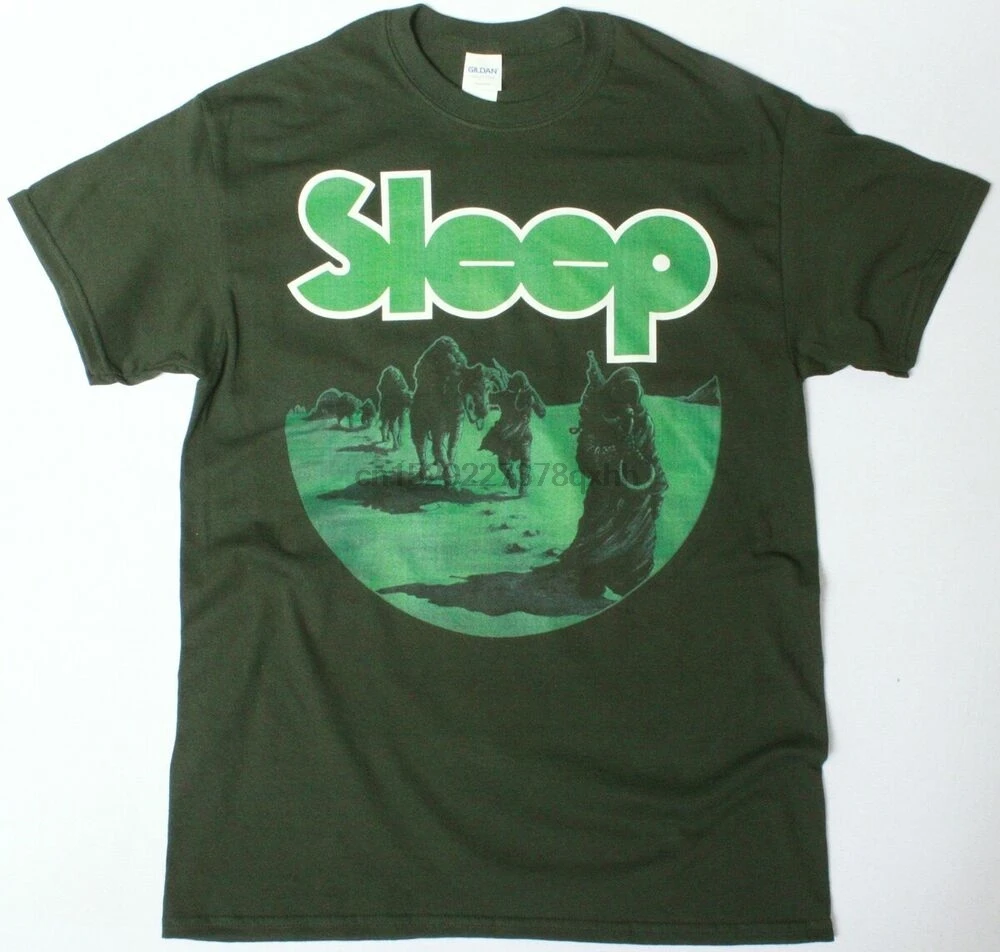 SLEEP DOPESMOKER SHIRT DOOM STONER ROCK NEW FOREST GREEN T-SHIRT(1) |