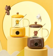 

220v 400ml Mini Electric Kettle Glass Household Electric Health Preserving Pot Dessert Portable Multi Cooker Tea Pot