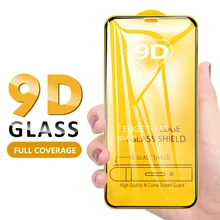 Новинка, 9D закаленное стекло для iPhone XS Max X XR, полное покрытие, защита экрана, Передняя защитная пленка, изогнутый край для мобильного телефона, очков