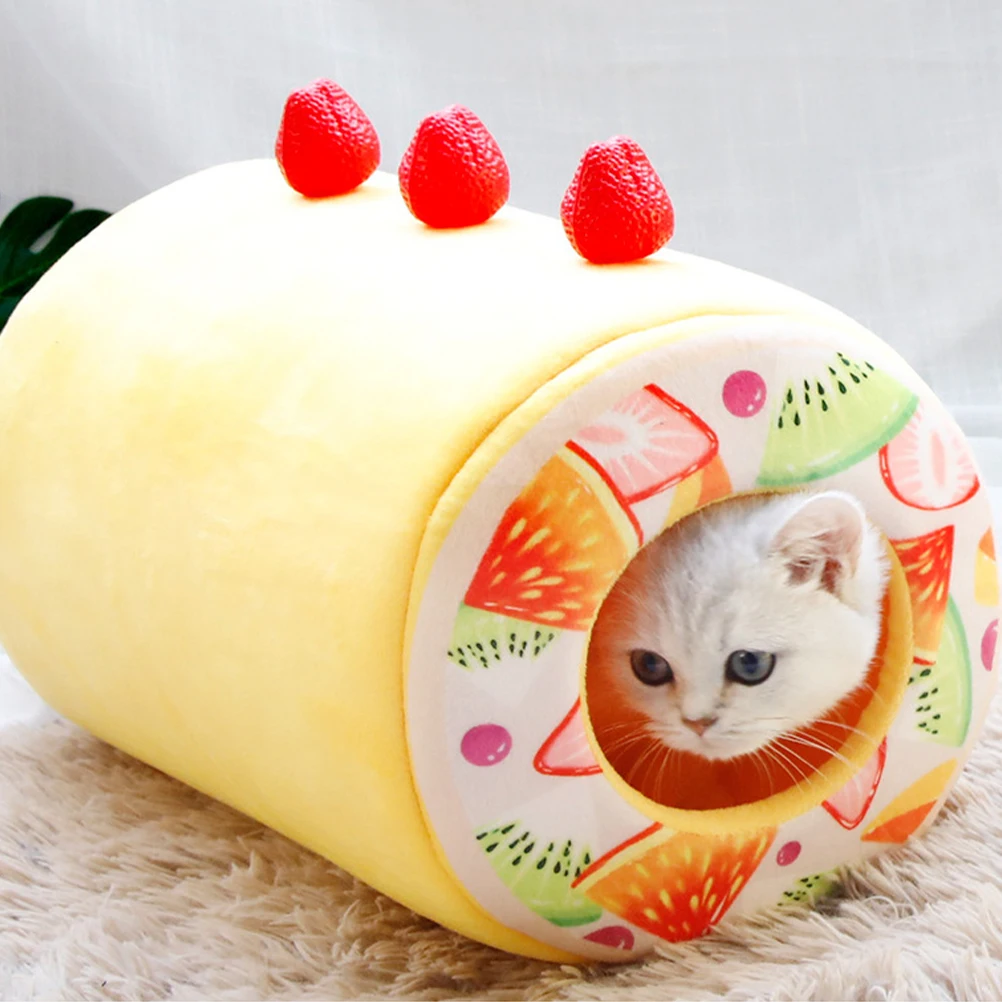 1 шт теплая кошка кровать Дом домашнее животное утолщенная мягкая Кошка Котенок