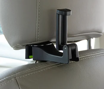 

2019 The New 1PCS Car Headrest Hook Phone Holder Seat Back Hanger For Peugeot 206 207 208 307 308 407 408 508 2008 3008 4008