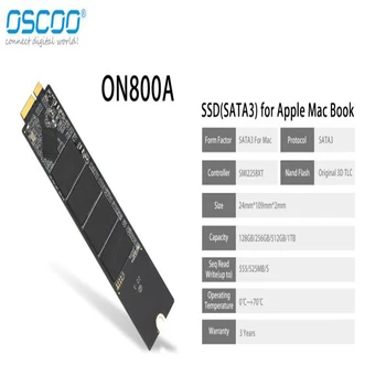 

Oscoo SSD 1tb for Macbook 2011 A1369 A1370 SSD 120GB 240 GB 500GB 1TB hard disk for Macbook 2010 A1369 A1370 Apple macbook SSD