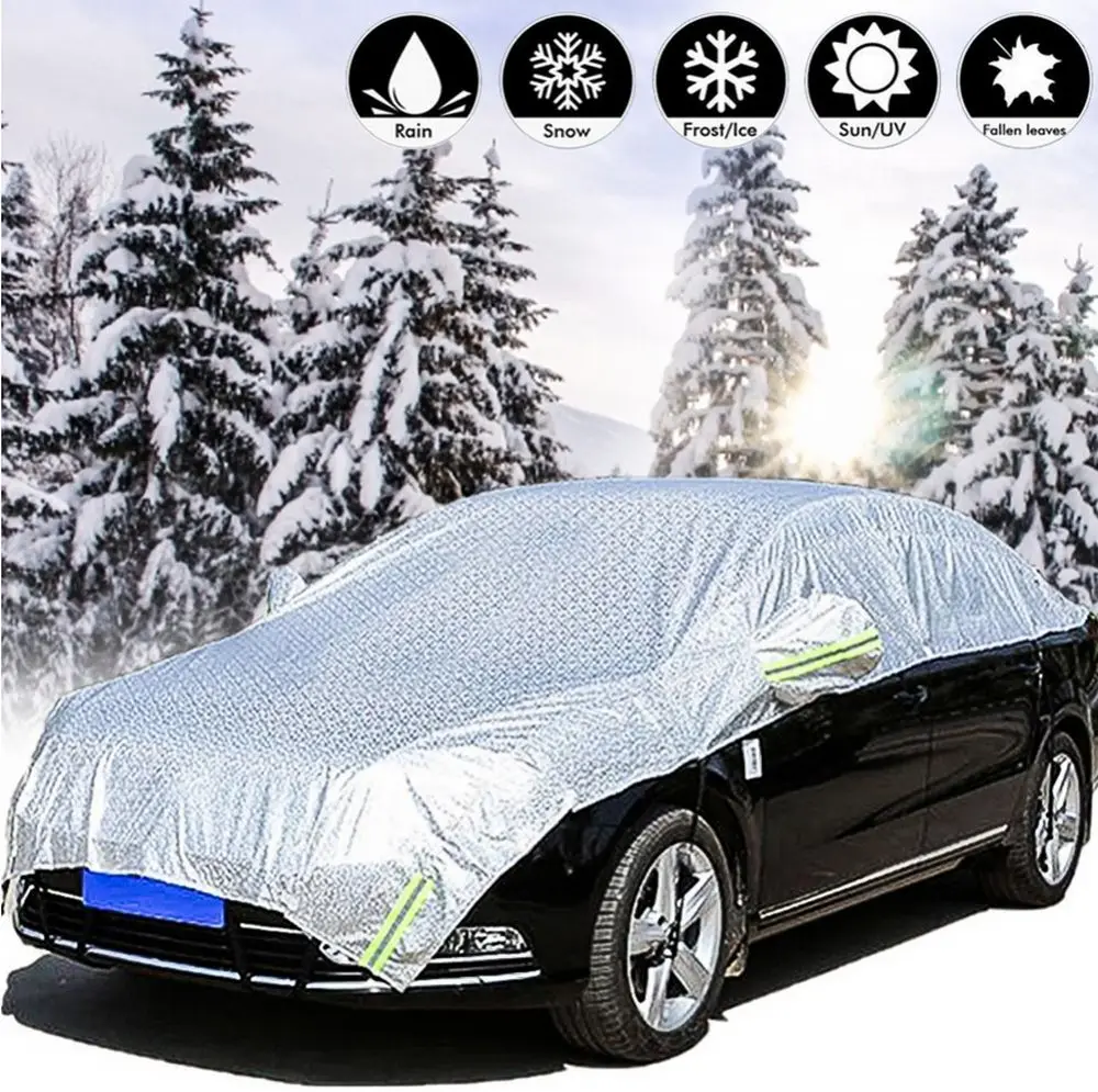 Universal Waterproof Car Covers Outdoor Sun Protection Cover for Car Reflector Dust Rain Snow UV