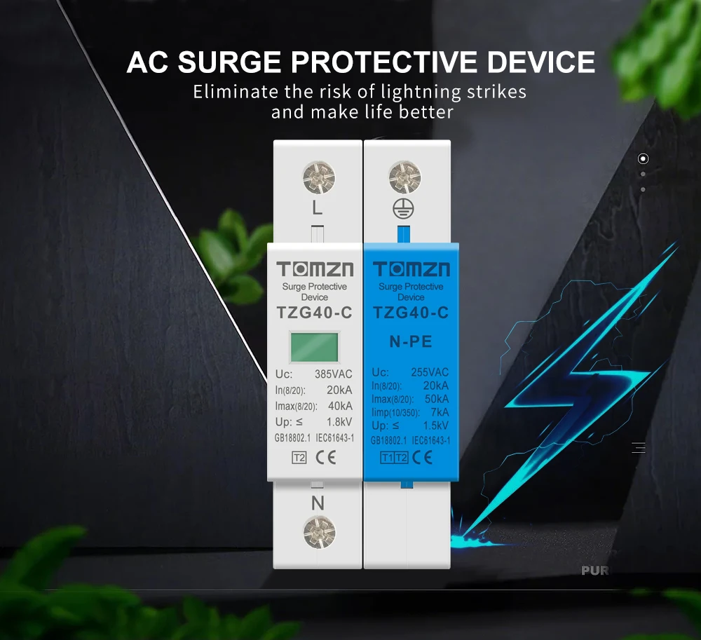 1P +, NPE, 50KA, T1, T2, 385V, 255V