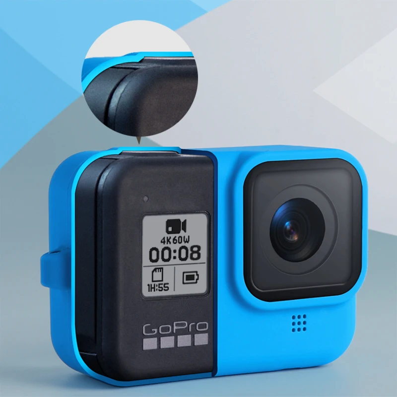 Аксессуары для камеры Go Pro 8, чехол для спортивной экшн-камеры, защитный силиконовый чехол для камеры GoPro Hero 8 Black Hero