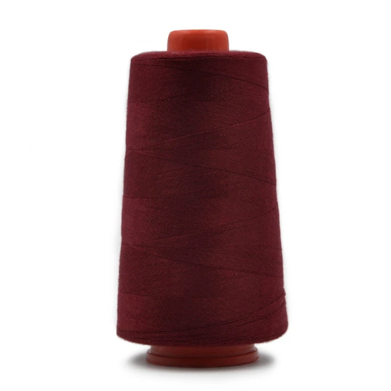 Wine red 3000 м/лот джинсовая линия швейная полиэфирная нить для бытовой швейной машины грубые джинсы швейные нитки - Цвет: Wine red