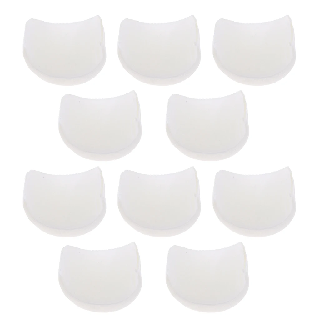10pcs Suits, Shoulder Sponge Pads Sewing Accessories And Crafts