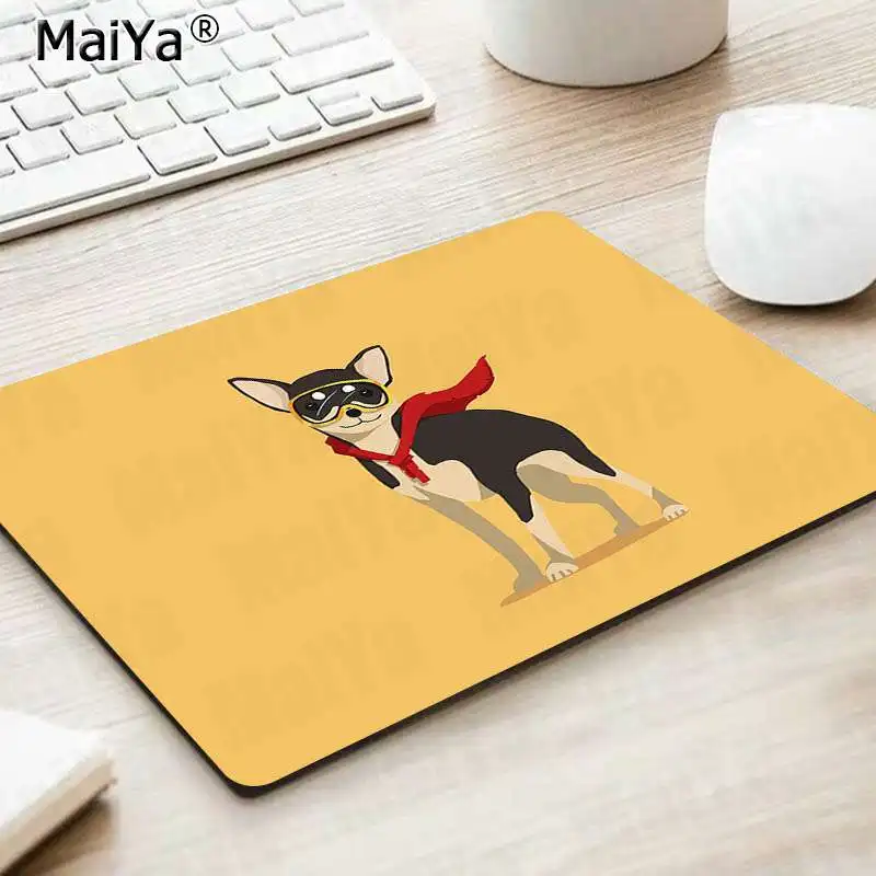 No Lock Edge25x29cm MaiYa год собака красивый коврик для мышки в стиле аниме резиновый ПК компьютерный игровой коврик для мыши - Цвет: No Lock Edge25x29cm