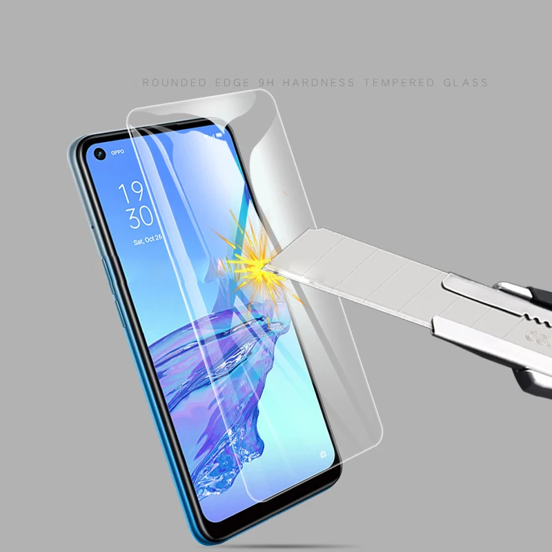 Tempered Glass For OPPO A53 2020 Screen Protector Toughened Protective Telefon Front Film Cover | Мобильные телефоны и