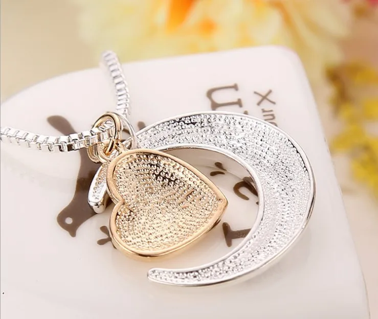 Европейский и американский стиль, аксессуары, AliExpress, крест-накрест, хит, свитер для продажи, цепочка с подвеской в виде сердца, я люблю тебя, мамы, ожерелье