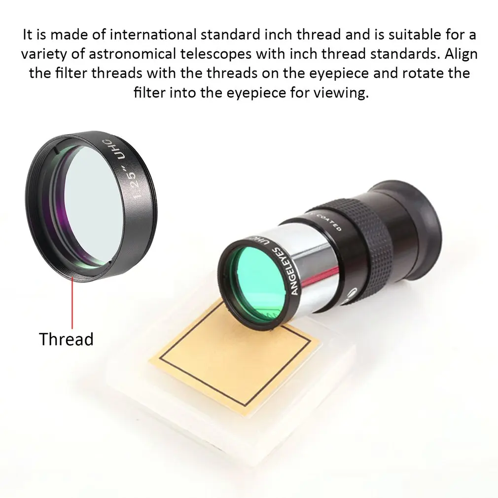 Filter 1.25 telescope filter for Astronomy Telescope Monocular Eyepiece Observations of Deep Sky Object