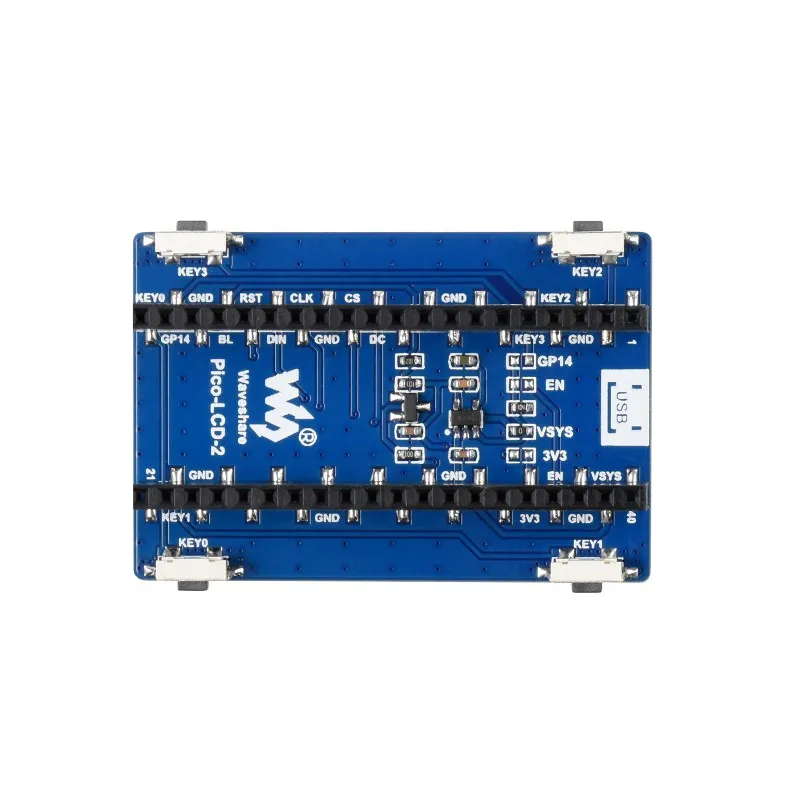RPI Pico 2 ġ LCD  ÷ ,   Pico, 320  240 ȼ 65K RGB ÷ ũ г SPI ̽