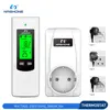 Controlador de temperatura Digital, termostato inalámbrico de temperatura, calefacción, 220v, mando a distancia, suelo cálido ► Foto 1/6