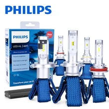 Philips H7 светодиодный H4 H8 H11 H16 9005 9006 9012 HIR2 HB3 HB4 Ultinon Эфирное светодиодный лампы для автомобилей 6000 К авто фары Противотуманные огни комплект из 2 предметов